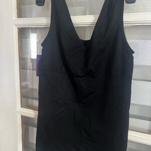 Black Sleeveless Women's Top